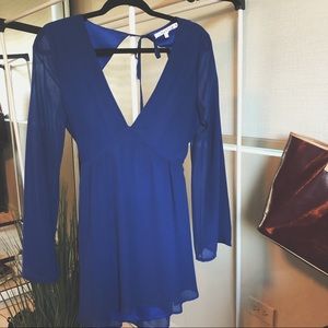Sexy Chic Blue Dress